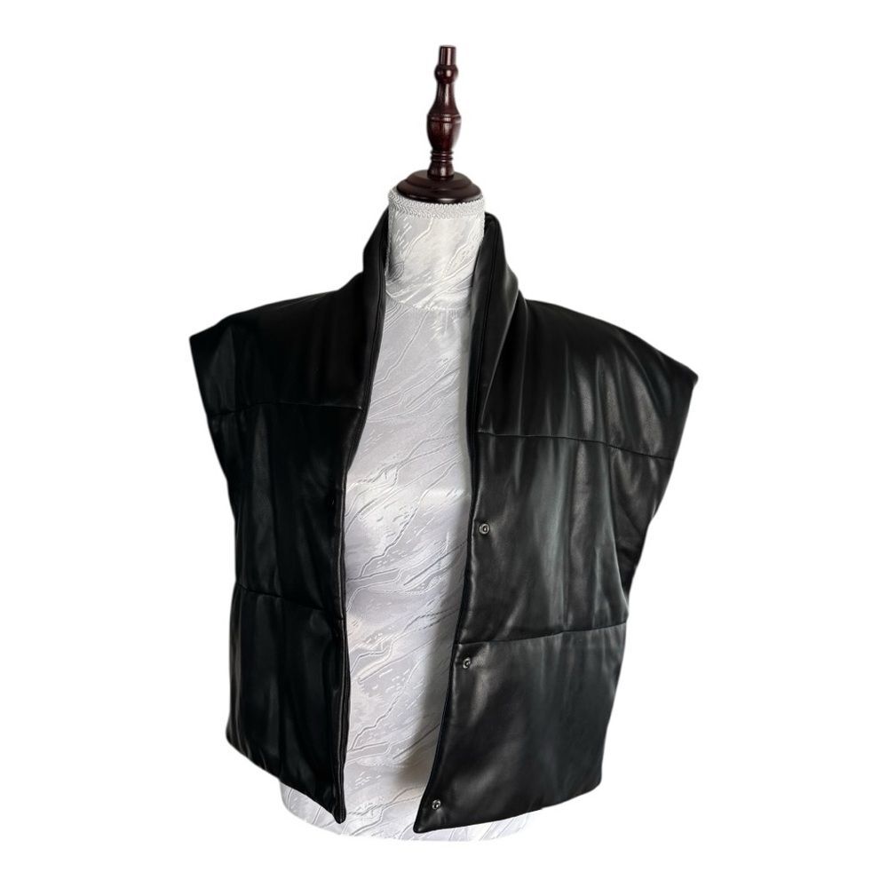 JS71 FAUX LEATHER VAIL VEST - Picture 3 of 10